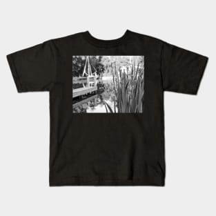 Waterside Iris on the Norfolk Broads Kids T-Shirt